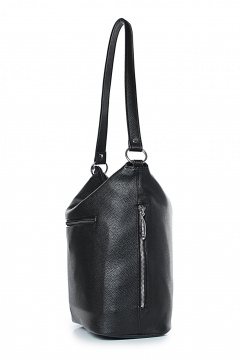 Круглогодичная экокожа сумка на каждый день черная Galanteya 9824.24с445к45 черный - фото 4