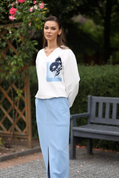 Юбка на каждый день из плотного материала LARICI 3076 - фото 5