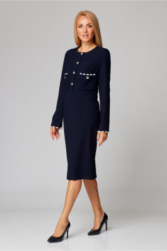 Платье с нагрудными вытачками и разрезом Gamma Gracia 785 - фото 4