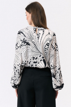 Брюки женские классические с высокой талией из текстиля Art Ribbon M1055T - фото 3