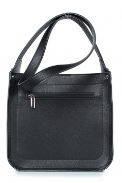 Демисезонные черные экокожаные сумки на молнии и ремне Galanteya 48523.24с288к45 черный - фото 3