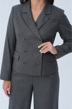 Жакет и брюки палаццо в деловом стиле Le Collect 239 - фото 3