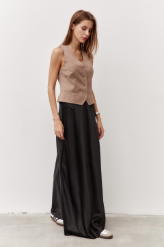 Юбка на каждый день из текстиля универсальная Luitui R2073 черный - фото 2