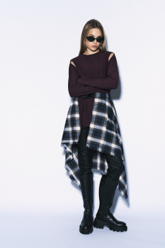 Юбка-аксессуар из мягкой фланели на резинке MilMil 1105-2 - фото 1