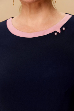 Текстильное платье полуприлегающего силуэта с нагрудными вытачками Линия Л Б-1993 - фото 2