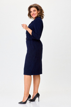 Вельветовое платье полуприлегающего силуэта с карманами БАГРЯНИЦА 2240 - фото 2