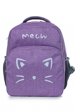 Фиолетовый рюкзак на два отделения с объемным карманом и декоративными элементами Galanteya 43322.23с409к45 фиолетовый - фото 2