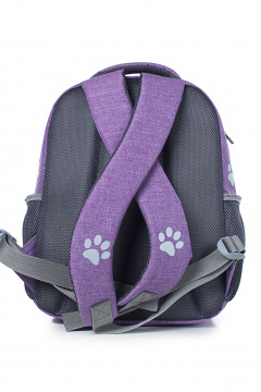 Фиолетовый рюкзак на два отделения с объемным карманом и декоративными элементами Galanteya 43322.23с409к45 фиолетовый - фото 3