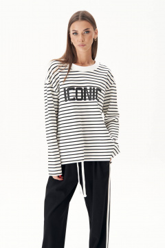 Брюки и джемпер в стилем спорт-шик из трикотажа Fantazia Mod 4929 - фото 4