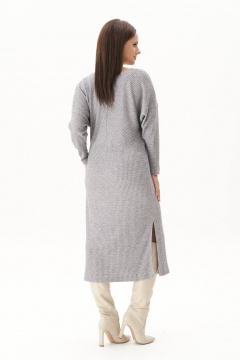 Трикотажное платье с разрезом и мерцающим эффектом Fantazia Mod 4935 - фото 4