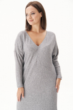 Трикотажное платье с разрезом и мерцающим эффектом Fantazia Mod 4935 - фото 3