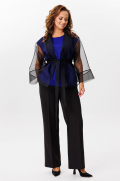 Блуза, брюки Mubliz 218 василек - фото 4