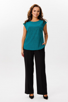 Блуза, брюки Mubliz 218 зеленый - фото 5