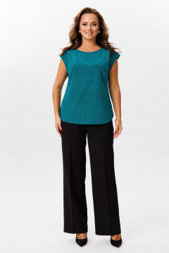 Блуза, брюки Mubliz 218 зеленый - фото 4