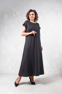 Платье А-силуэта макси длины с коротким рукавом Avanti 1666 - фото 3