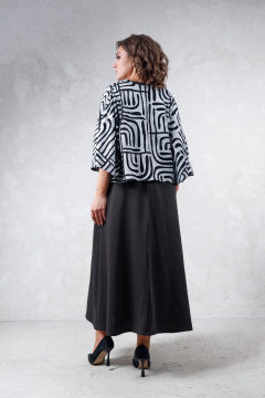 Платье макси с жакетом и короткими рукавами Avanti 1666-1 - фото 2