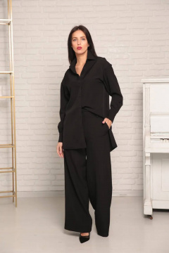 Демисезонная oversize рубашка из ткани хлопок для офиса и прогулок Gold Style 2497 - фото 1