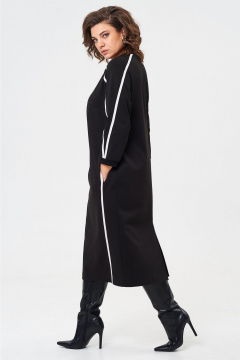 Платье из трикотажа с кантами и фигурным вырезом, на каждый день Aira Style 24411 - фото 2