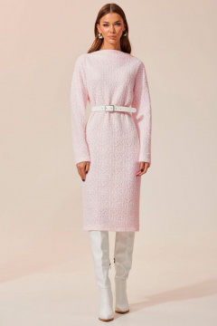 Платье полуприталенное с длиной ниже колена и стойкой Lyushe 3943.1 - фото 3