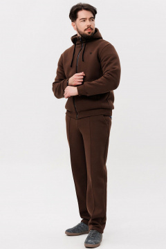 Спортивный костюм с стрелками и капюшоном из хлопка и трикотажа GO m3085/23-03.182-188 - фото 1