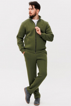 Стильный спортивный костюм с поясом, стрелками и металлической молнией GO m3086/28-02.176-182 - фото 1