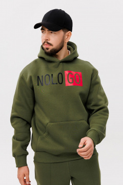 Зеленый комплект брюки и худи из трикотажа GO m3090/28-02.176-182 - фото 2