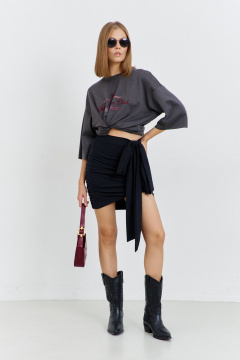 Джемпер с вышивкой из трикотажа на каждый день AG Green G548/9 - фото 1