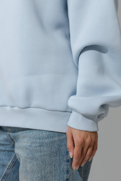 Свитшот спортивный из футера с начесом для повседневного стиля Twok 300811 эверест - фото 4