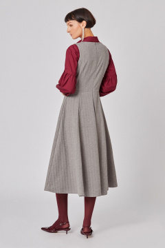 Классический сарафан из текстиля с V-образным вырезом Rivoli 7171 - фото 2