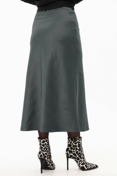 Юбка из атласной ткани с высокой талией и длиной 86 см Angelina & Сo 1175 - фото 4