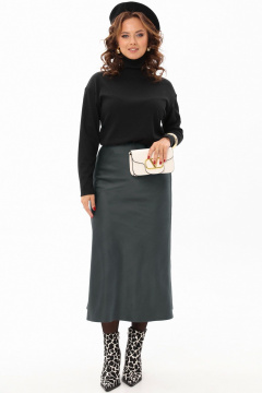 Юбка из атласной ткани с высокой талией и длиной 86 см Angelina & Сo 1175 - фото 3