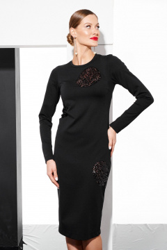 Платье ELLETTO 1045 чёрный - фото 3