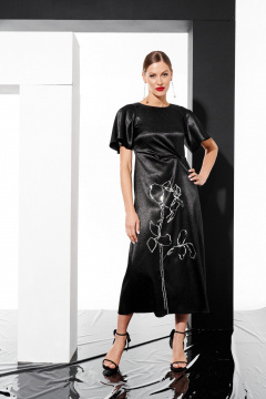 Платье ELLETTO 1056 черный - фото 1