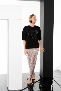 Юбка ELLETTO 2315 золотой - фото 2