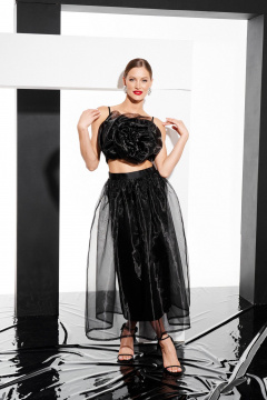 Юбка ELLETTO 2319 черный - фото 3