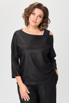 Нарядный демисезонный костюм из текстиля с блузкой БАГРЯНИЦА 3151 - фото 4