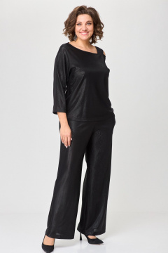 Нарядный демисезонный костюм из текстиля с блузкой БАГРЯНИЦА 3151 - фото 1