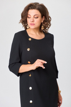 Платье миди классическое деловое из текстиля БАГРЯНИЦА 5060 - фото 5