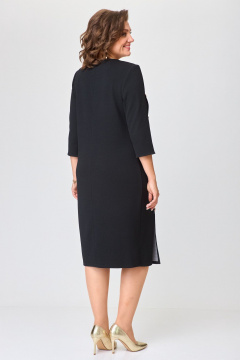 Платье миди классическое деловое из текстиля БАГРЯНИЦА 5060 - фото 4