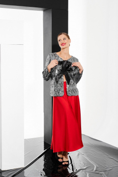 Юбка ELLETTO 2320 красный - фото 5