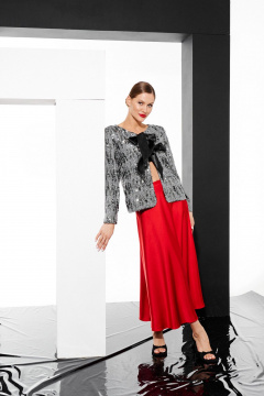 Юбка ELLETTO 2320 красный - фото 3