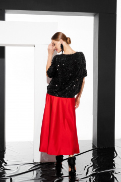 Джемпер ELLETTO 3797 черный - фото 4