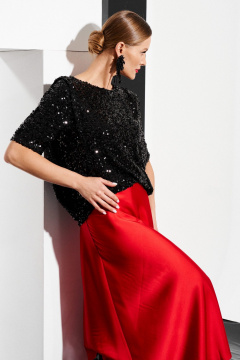 Джемпер ELLETTO 3797 черный - фото 3