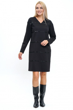 Платье прямого силуэта со спущенной линией плеч Alani Collection 2241 - фото 3