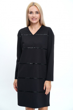 Платье прямого силуэта со спущенной линией плеч Alani Collection 2241 - фото 5