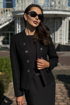 Костюм из текстиля consisting из жакета и платья для делового образа Urs 24-454-1 - фото 3