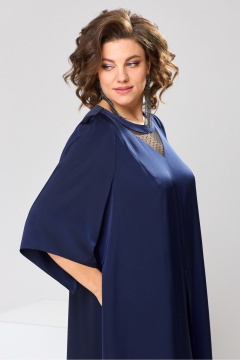 Нарядный комплект туники и брюк из текстиля Romanovich Style 3-2749 синий - фото 4