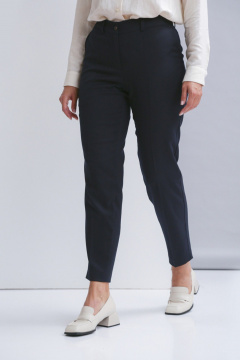 Брюки зауженные со стрелками и карманами, регулируемой талией Ma Vie М-676-2 - фото 2