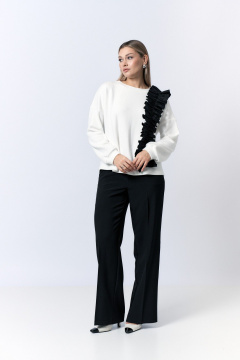 Брюки и джемпер свободного силуэта с рюшей Verita 2338 - фото 1