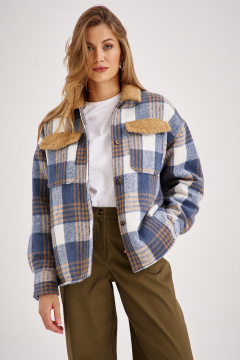 Брюки и рубашка из джинса, мультиколор, объемный крой EZER 2107 мультиколор_ хаки - фото 4